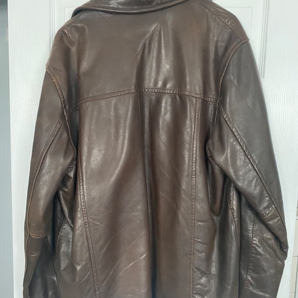 Tommy Hilfiger Leather Jacket size large - Picture 3 of 3